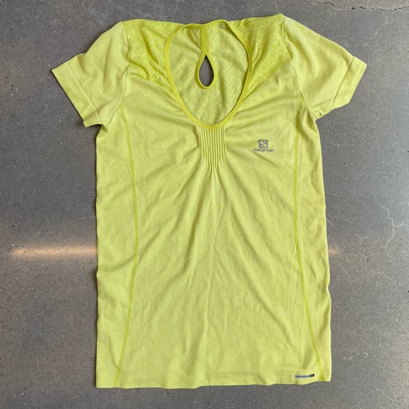 salomon elevated seamless running tech shirt advancedskin dry reflective medium - Picture 2 of 15